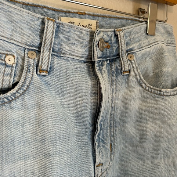 Madewell High Rise Straight Leg Denim The Perfect Vintage Jean in Light Blue, 27 - Picture 3 of 10